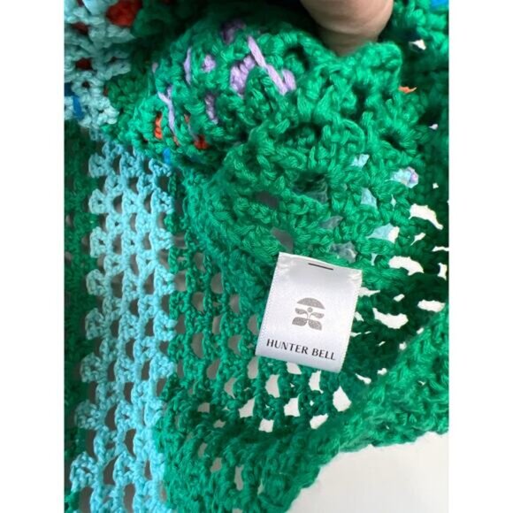 NEW Hunter Bell Short Sleeve Cropped Top Stewart Sweater Green Size: Extra Small - Picture 5 of 7